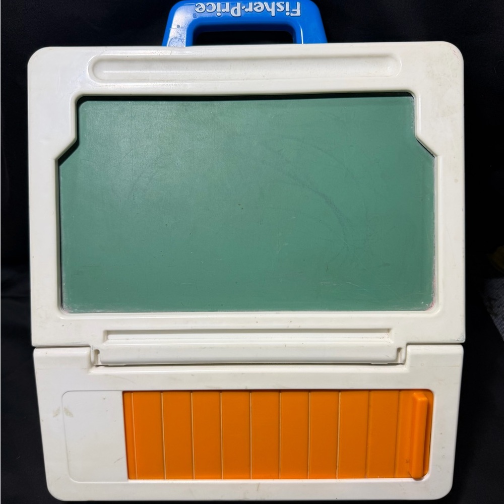 Fisher-Price White and Orange Drawing Board